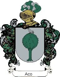 Escudo del apellido Aco