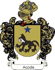 Escudo del apellido Acoda