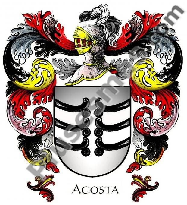 Escudo del apellido Acosta