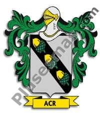 Escudo del apellido Acr