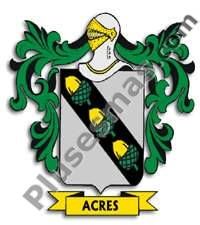 Escudo del apellido Acres