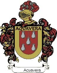 Escudo del apellido Acuavera