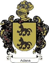 Escudo del apellido Adana