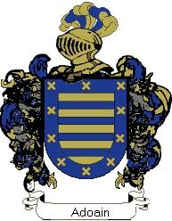 Escudo del apellido Adoain