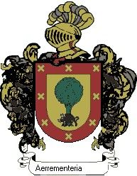 Escudo del apellido Aerrementeria