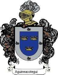 Escudo del apellido Aguirreacotegui