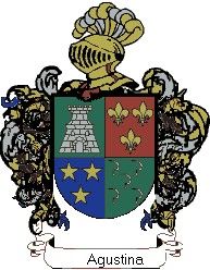 Escudo del apellido Agustina