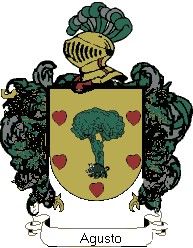 Escudo del apellido Agusto