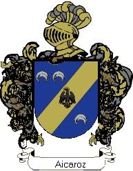 Escudo del apellido Aicaroz