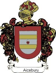 Escudo del apellido Aiceburu