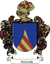 Escudo del apellido Aicicute