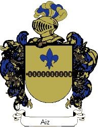 Escudo del apellido Aiz