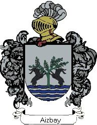 Escudo del apellido Aizbay