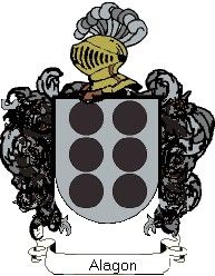 Escudo del apellido Alagon