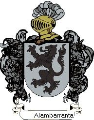 Escudo del apellido Alambarranta