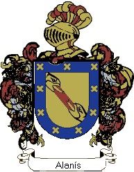 Escudo del apellido Alanis