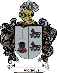 Escudo del apellido Alaregus