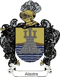 Escudo del apellido Alastra