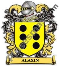 Escudo del apellido Alaxin