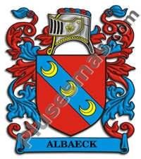 Escudo del apellido Albaeck