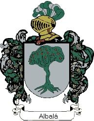 Escudo del apellido Albalá