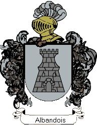 Escudo del apellido Albandois