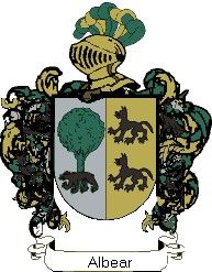 Escudo del apellido Albear