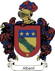 Escudo del apellido Albeníl