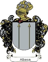 Escudo del apellido Albesa