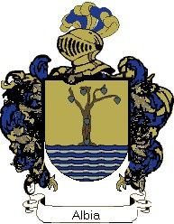 Escudo del apellido Albia