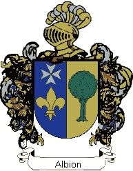 Escudo del apellido Albion