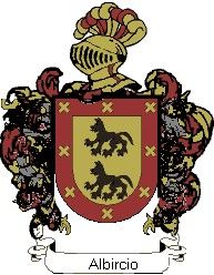 Escudo del apellido Albircio