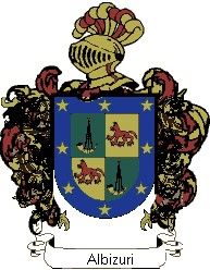 Escudo del apellido Albizuri