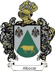 Escudo del apellido Albocar