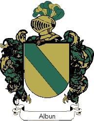 Escudo del apellido Albun