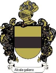 Escudo del apellido Alcalá-galiano