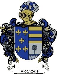 Escudo del apellido Alcantade