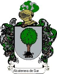 Escudo del apellido Alcatenera de garayoa