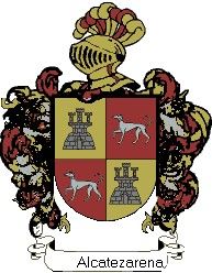 Escudo del apellido Alcatezarena