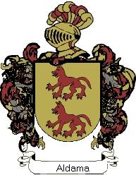 Escudo del apellido Aldama