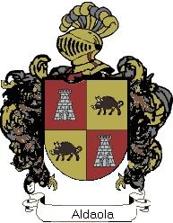 Escudo del apellido Aldaola