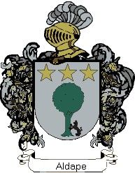 Escudo del apellido Aldape