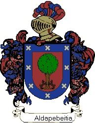 Escudo del apellido Aldapebeitia