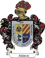 Escudo del apellido Aldava