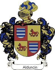 Escudo del apellido Alduncin