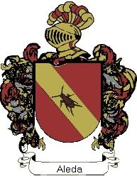 Escudo del apellido Aleda