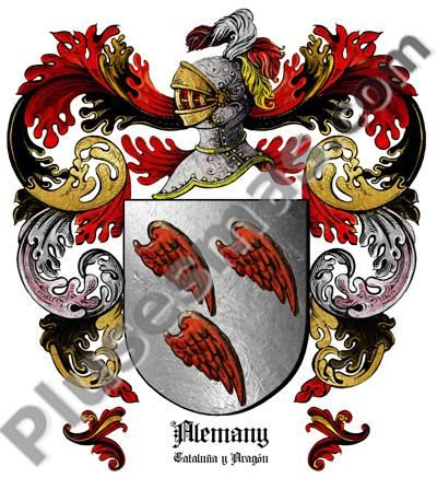 Escudo del apellido Alemany