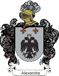 Escudo del apellido Alexandre