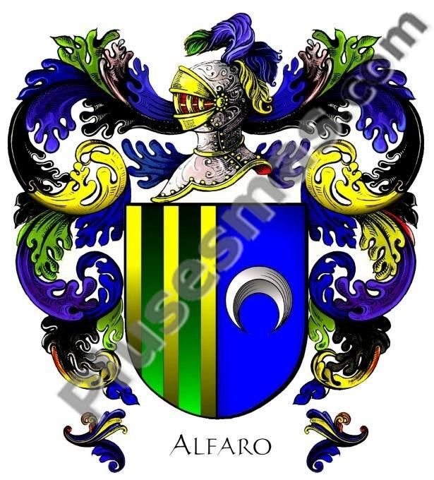 Escudo del apellido Alfaro