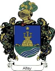 Escudo del apellido Alfay